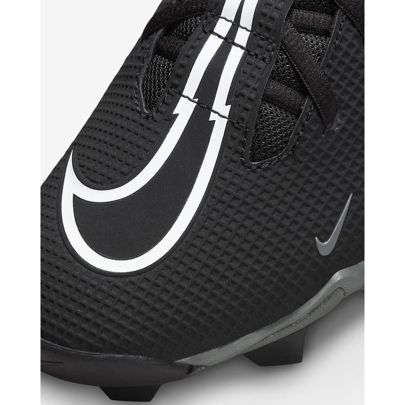 Nike Alpha Menace 3 Shark Men\'s 12 Football Cleats Black/Grey/White CV0582-010‎ main image 9